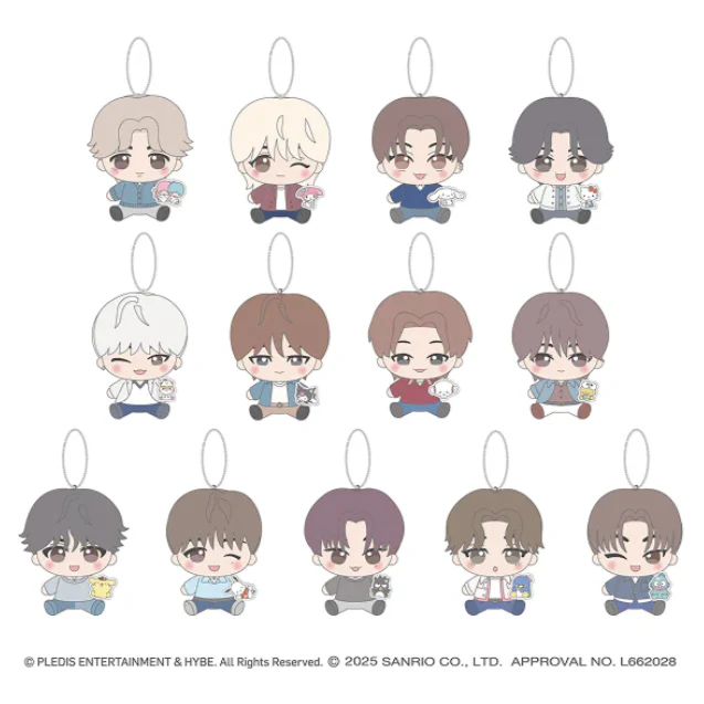 SEVENTEEN X SANRIO CHARACTER OFFICIAL MD / MASCOT KEYCHAIN *PREORDER CLOSED*
