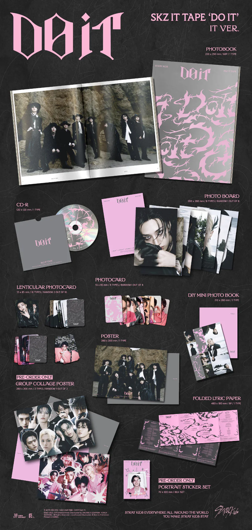 STRAY KIDS - SKZ IT TAPE 'DO IT' / IT ver. - Image 2