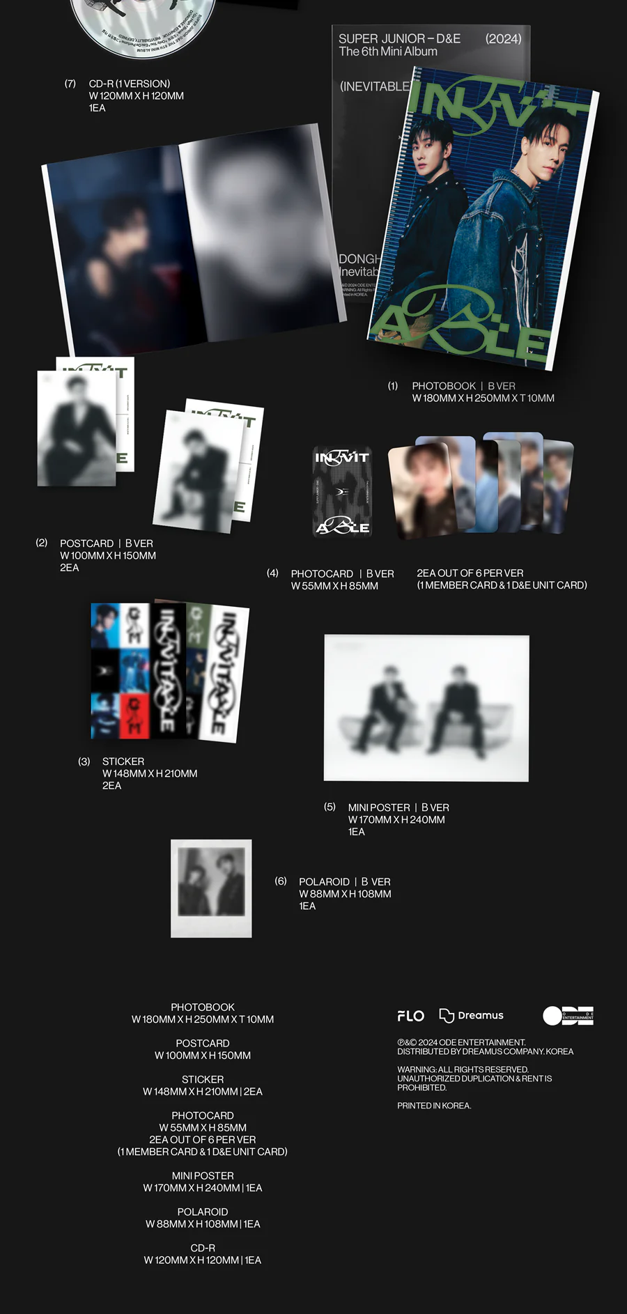 SUPER JUNIOR D&E - INEVITABLE (Random*) - Image 2