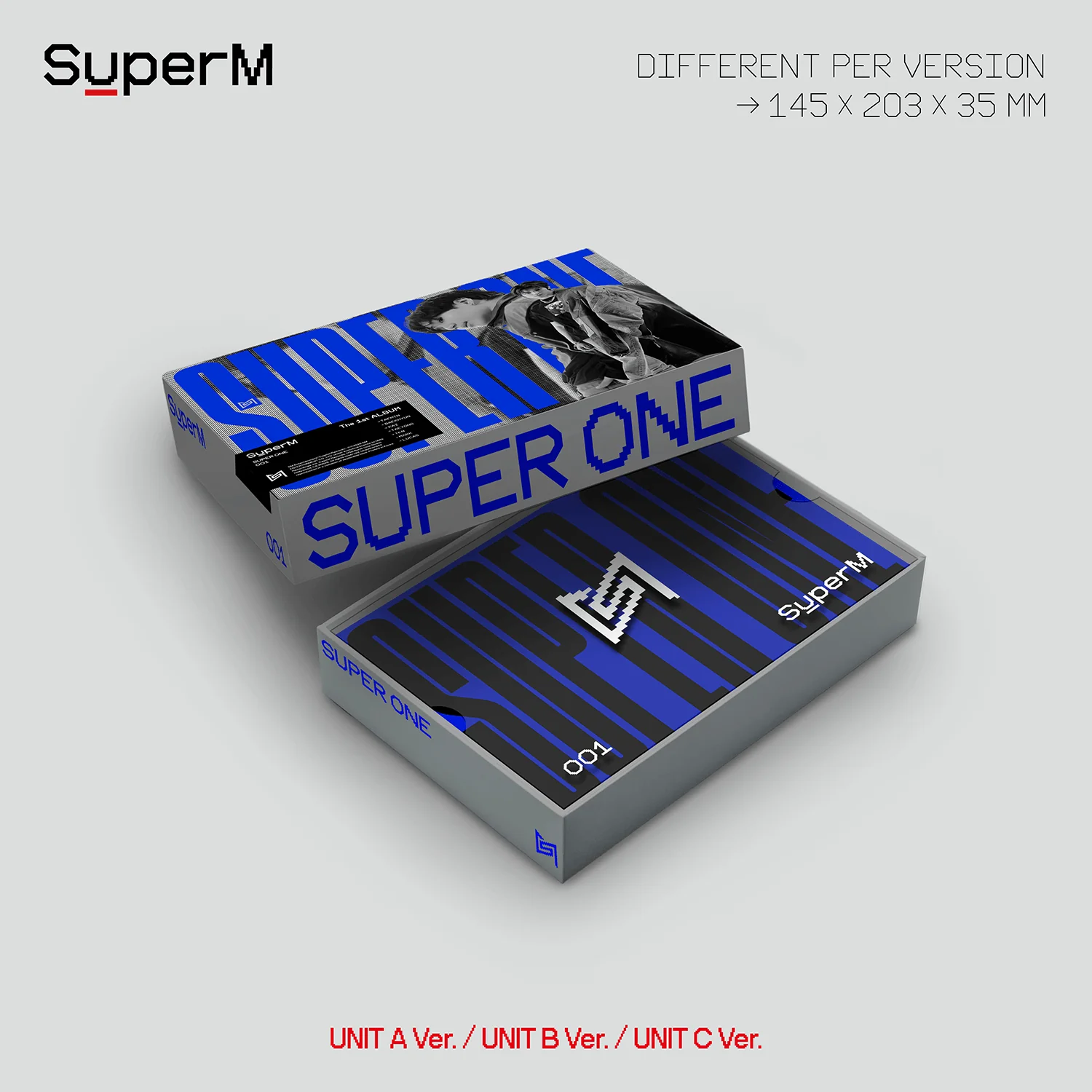 SuperM - The 1st Album - Super One - (Unit B Ver): LUCAS & BAEKHYUN & MARK) - Image 2