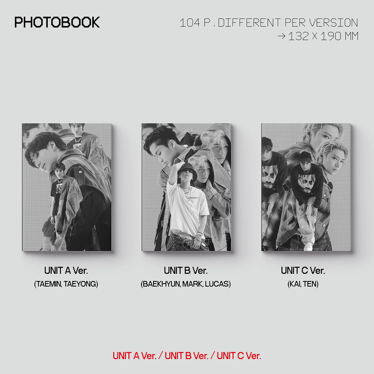 SuperM - The 1st Album - Super One - (Unit B Ver): LUCAS & BAEKHYUN & MARK) - Image 5