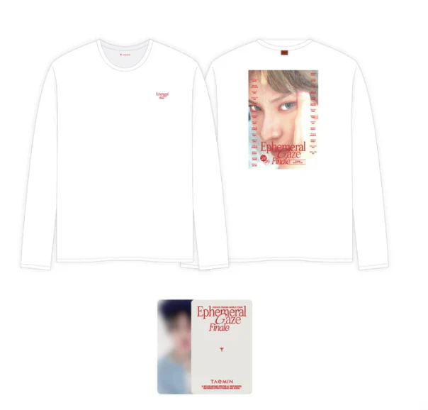 TAEMIN – EPHEMERAL GAZE FINALE OFFICIAL MD / LONG SLEEVE T-SHIRT + PHOTOCARD