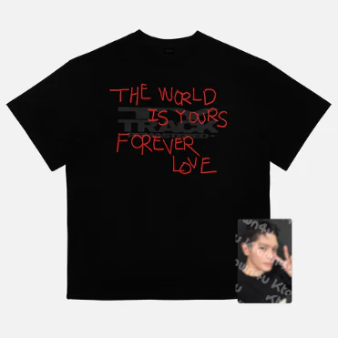 TAEYONG (NCT) - 2026 <TY TRACK - REMASTERED> OFFICIAL MD MARCH / T-SHIRT SET (RED Ver.)  -PREORDER CLOSED