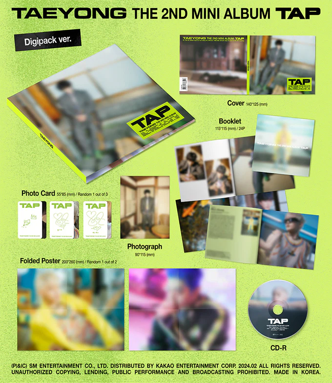 TAEYONG (NCT) - TAP (Digipack Ver.) - Image 2