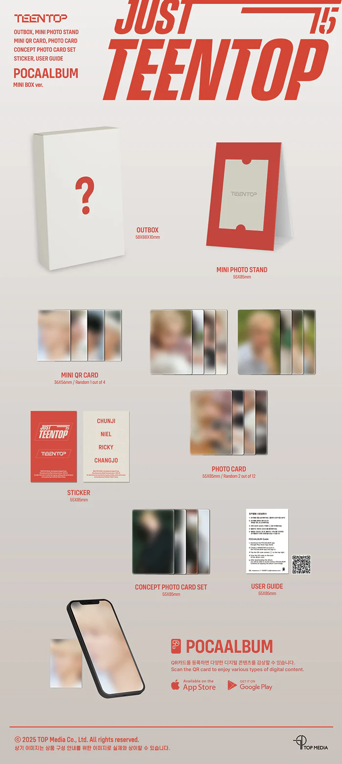 TEEN TOP - Just 15, Just Teen Top / Mini Box ver (Poca Album) - Image 2