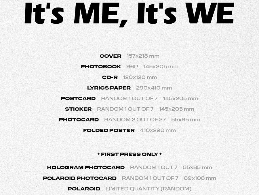 TEMPEST - It’s ME, It's WE (Random of 2 Versions*) - Image 2