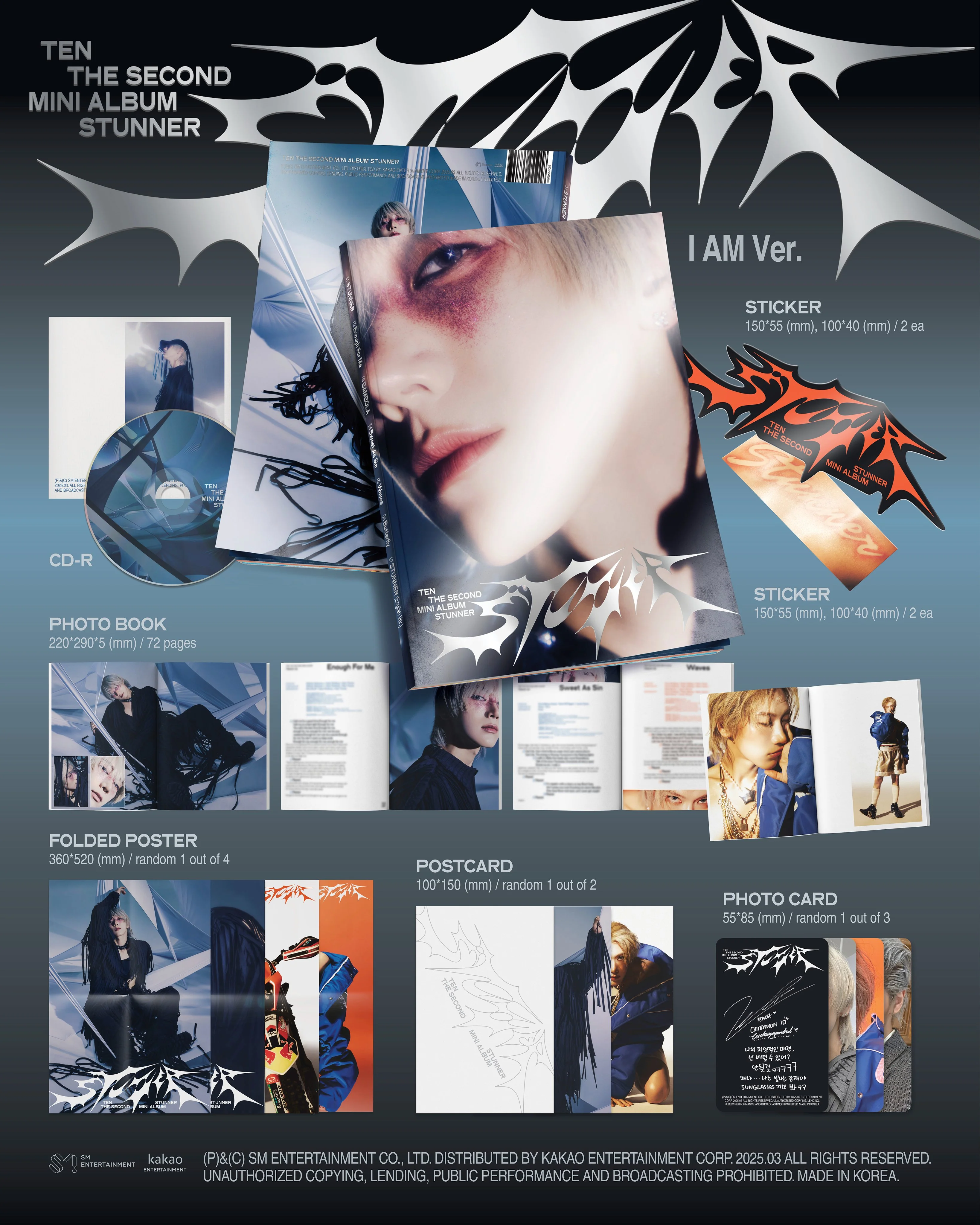 TEN (WAYV/NCT) - STUNNER / I AM ver (Photo Book) - Image 2