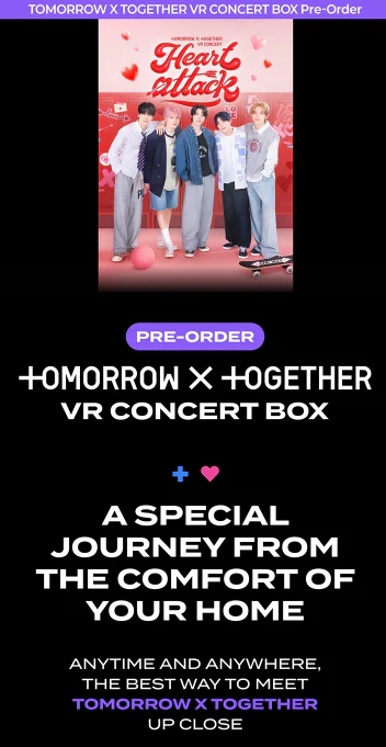 TOMORROW X TOGETHER - VR CONCERT BOX / HEART ATTACK Package - Image 2