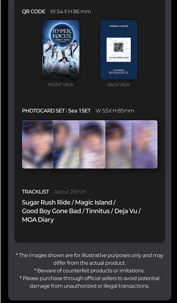 TOMORROW X TOGETHER - VR CONCERT BOX / HYPERFOCUS Package - Image 4
