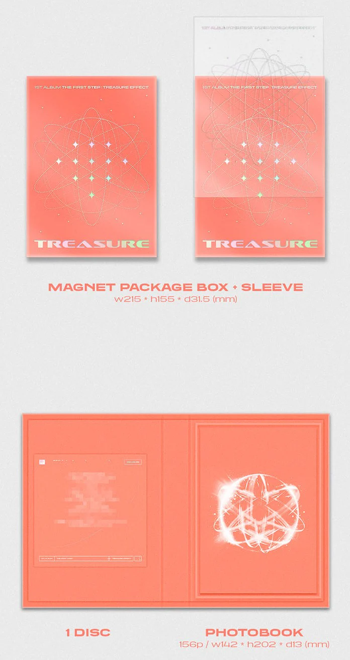 TREASURE - 1ST ALBUM THE FIRST STEP : TREASURE EFFECT (ORANGE VER) - Image 2