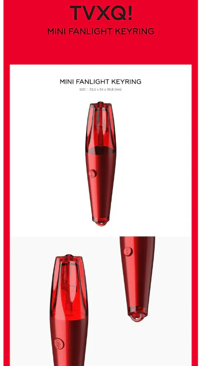 TVXQ - MINI FANLIGHT KEYRING - Image 2