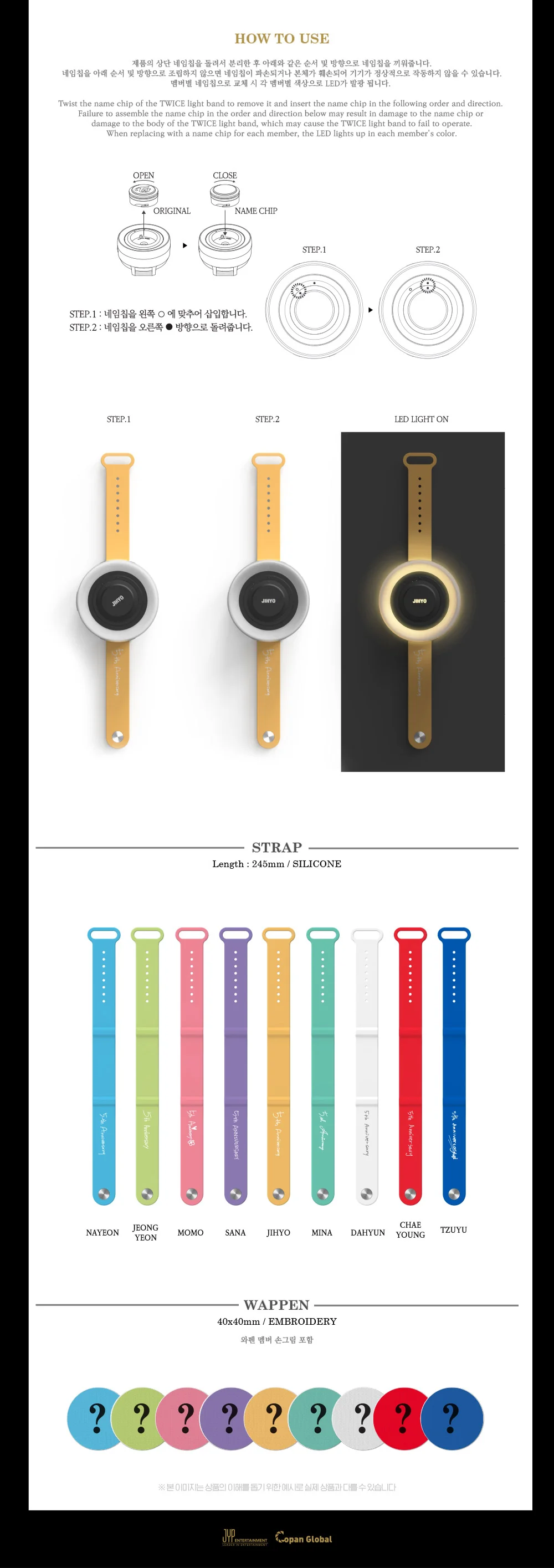 TWICE 5TH ANNIVERSARY - LIGHT BAND CUSTOM KIT - Image 3