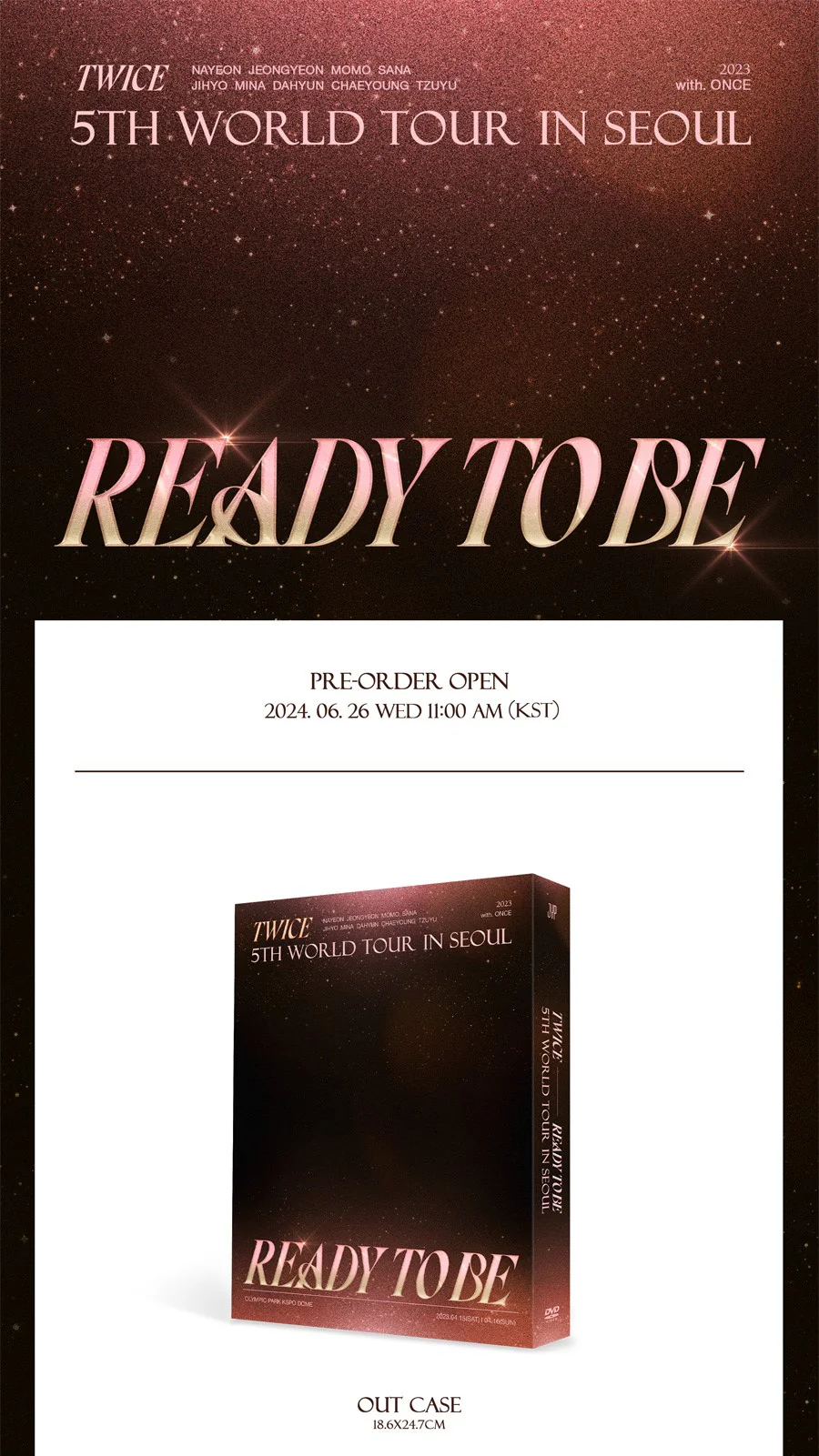 TWICE - 5TH WORLD TOUR IN SEOUL / READY TO BE 3DVD SET - Image 2