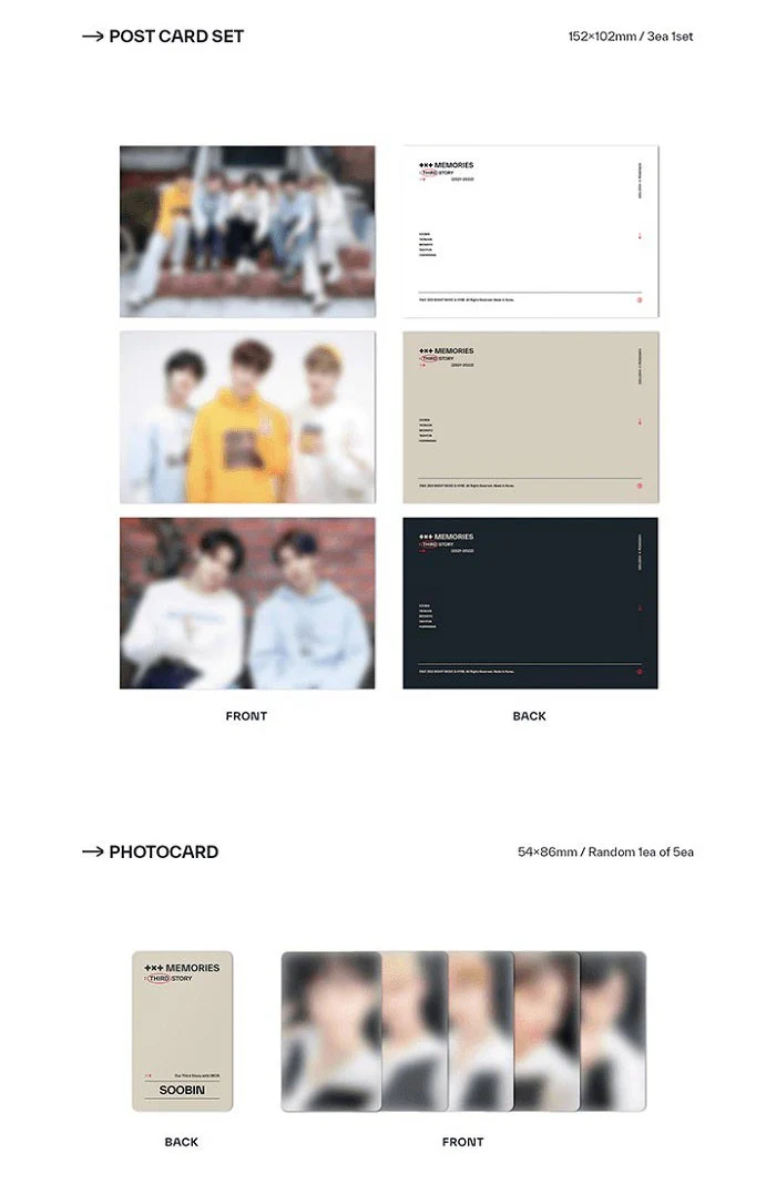 TXT - MEMORIES : THIRD STORY (4DVD BOXSET + Weverse Gift) - Image 7