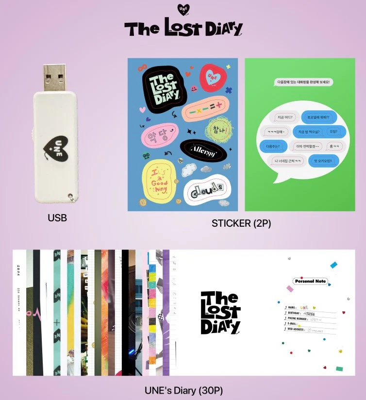 UNE - The Lost Diary (USB format) - Image 3