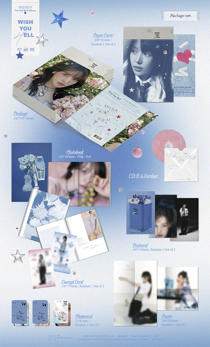 WENDY (RED VELVET) - Wish You Hell (Package Ver.) - Image 2