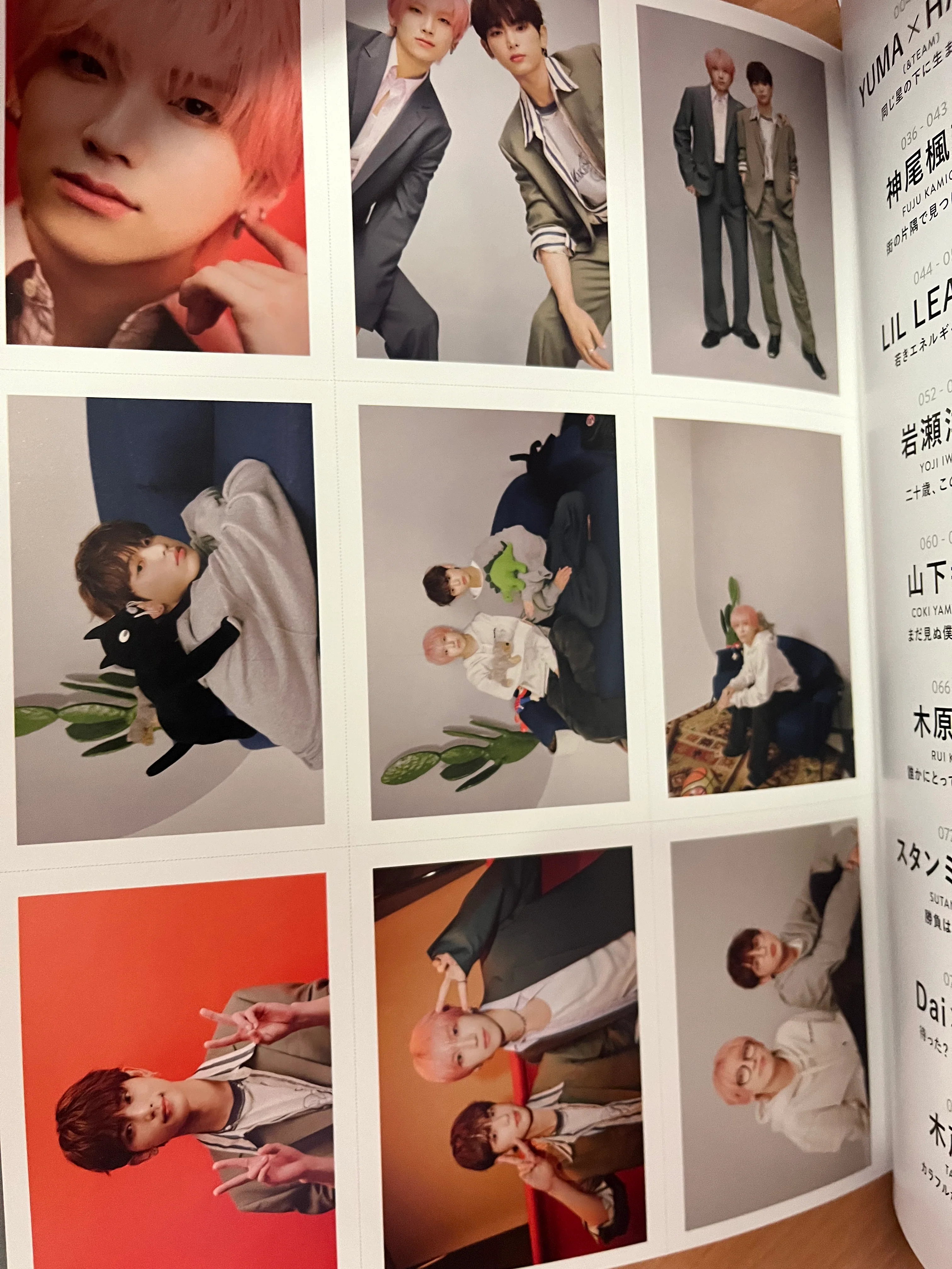 WITH BOYFRIEND (Japanese magazine) - &TEAM : YUMA x HARUA (Covers, Pictorial & Photocards) - Image 6