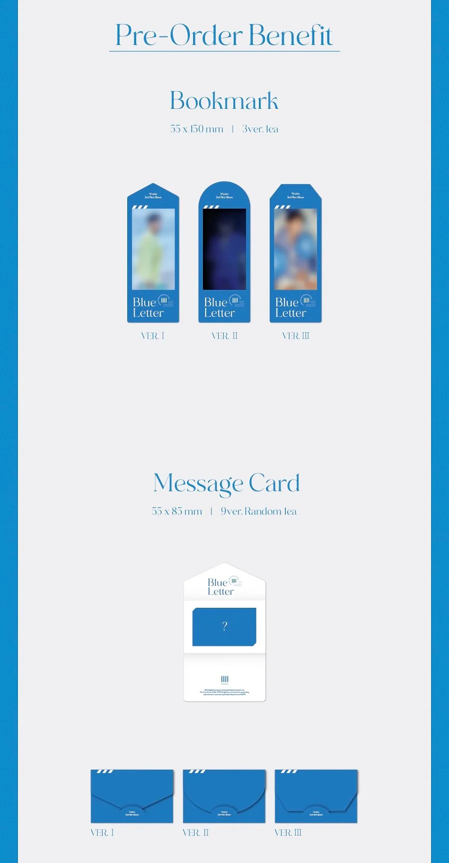 WONHO - BLUE LETTER (Random of 3 Versions) - Image 6