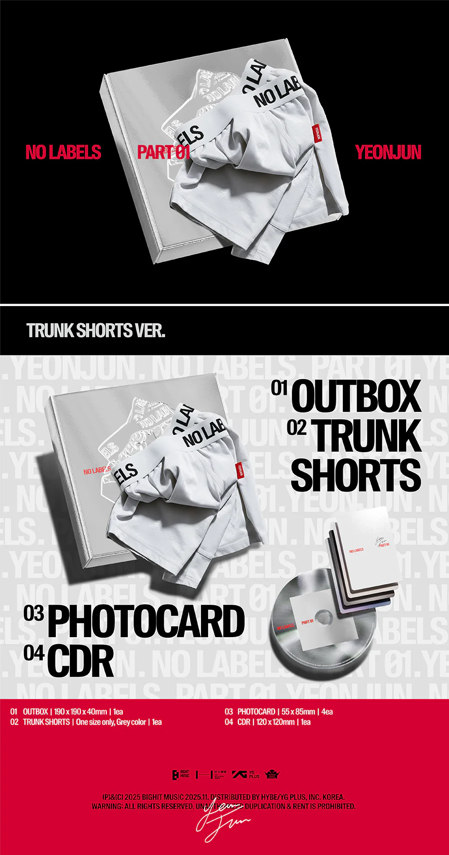 YEONJUN (TXT) - NO LABELS: PART 01 / TRUNK SHORTS VER. - Image 2