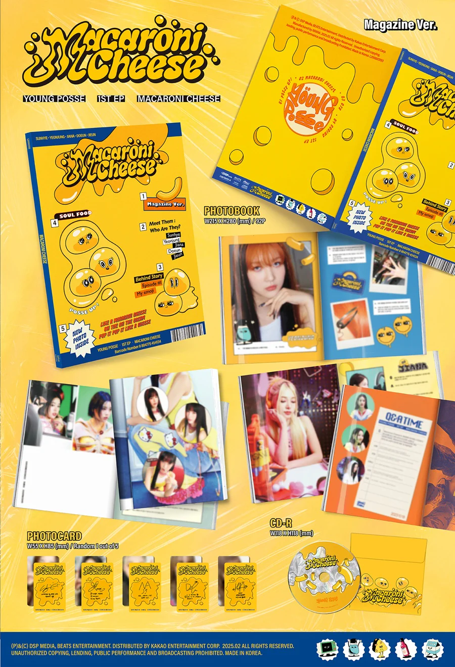 YOUNG POSSE - MACARONI CHEESE / Magazine Ver. - Image 2