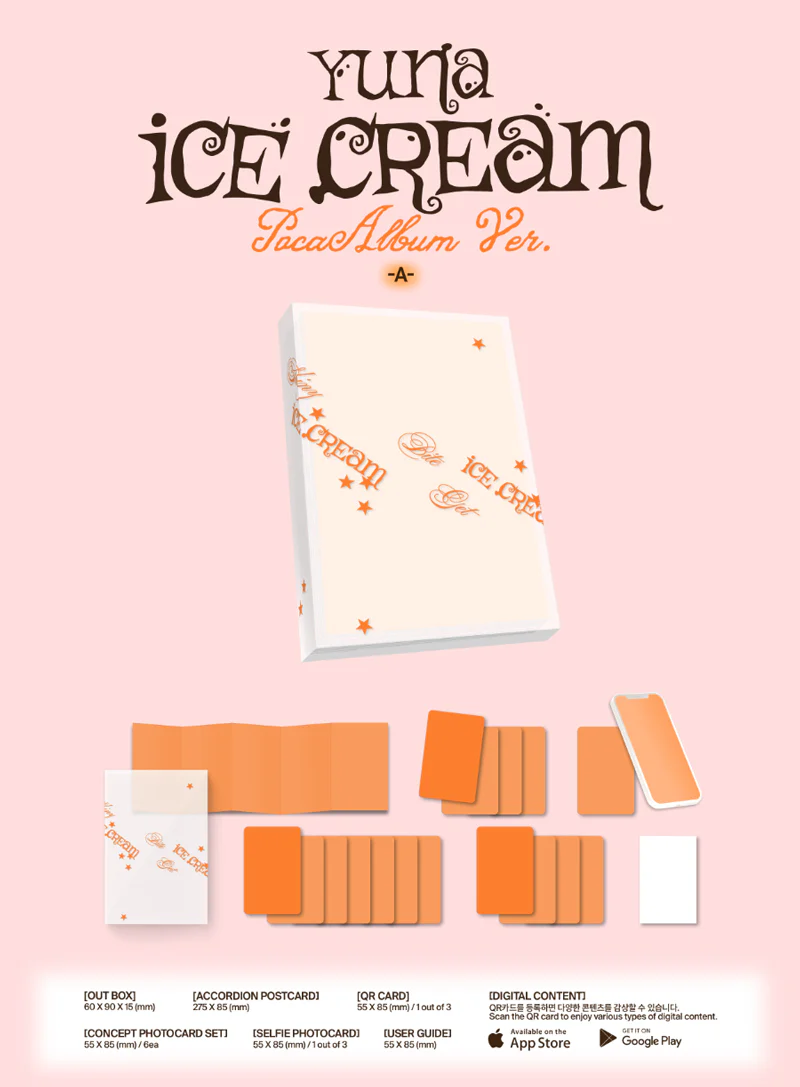 YUNA (Itzy) - Ice Cream / POCAALBUM (Random*) + BONUS - Image 2