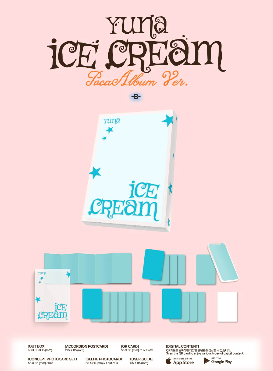 YUNA (Itzy) - Ice Cream / POCAALBUM (Random*) + BONUS - Image 3
