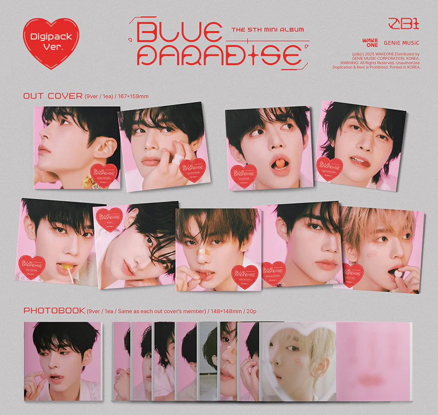 ZEROBASEONE - Blue Paradise / Digipack Ver. - Image 2