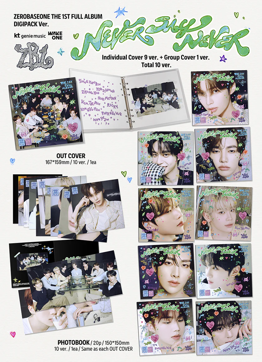 ZEROBASEONE - NEVER SAY NEVER / Digipack Ver - Image 2