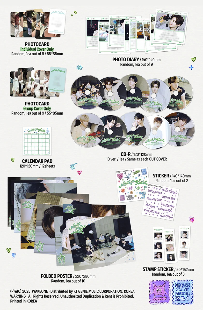 ZEROBASEONE - NEVER SAY NEVER / Digipack Ver - Image 3