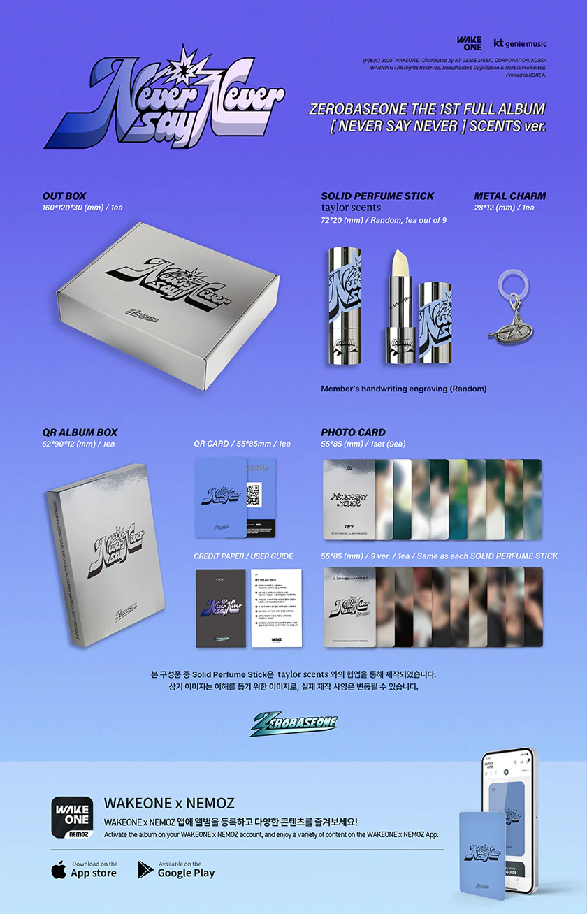 ZEROBASEONE - NEVER SAY NEVER / Scents Ver. (Random) - Image 2