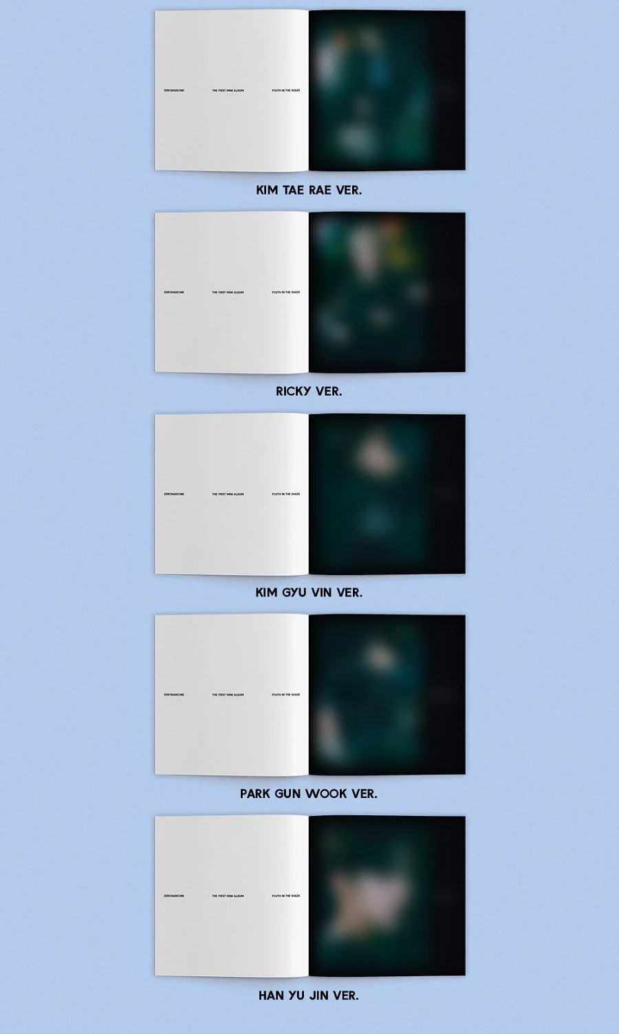 ZEROBASEONE - YOUTH in the SHADE (Digipack ver.) - Image 5